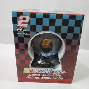 NASCAR Rusty Wallace #2 Water Globe NEW In Box 2004